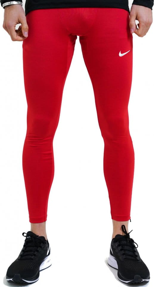 Nike Pro 365 Leggings Pomegranate The Nike Pro Leggings are made with  sweat-wicking fabric that and mesh across the calves to keep you cool and  dry. Soft, stretchy fabric moves with you