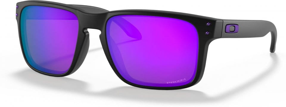 Sunglasses Oakley Holbrook Matte Black w/ PRIZM Violet - Top4Running.com
